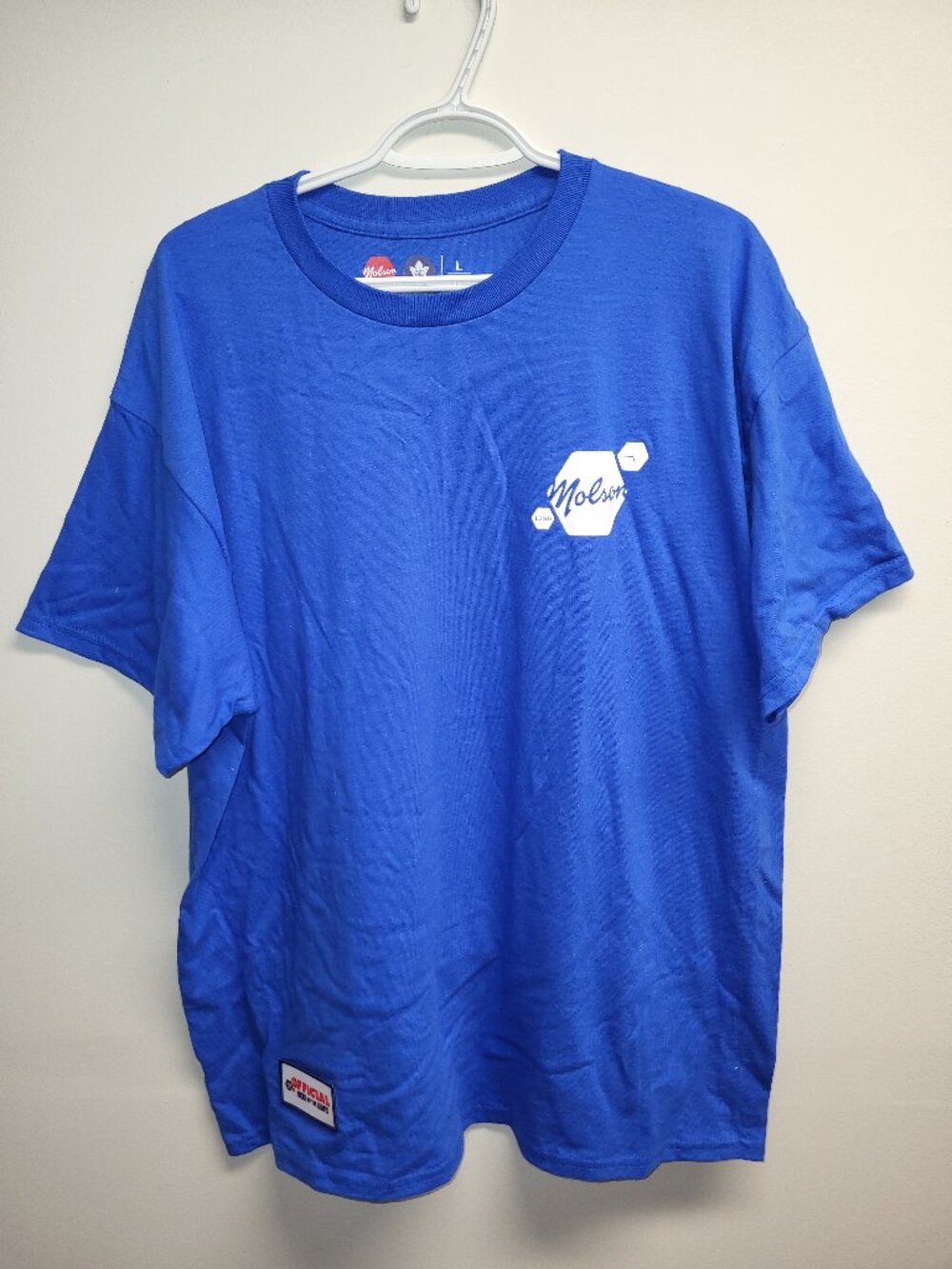Molson Toronto Maple Leafs Official Beer of the Leafs T-Shirt Men's Large